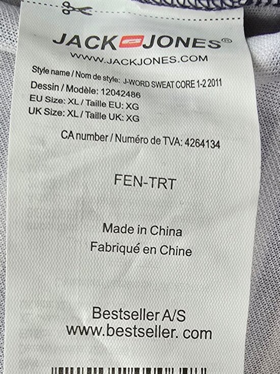 JACK & JONES Jeans inteligence HOODIE XL - Picture 8 of 11